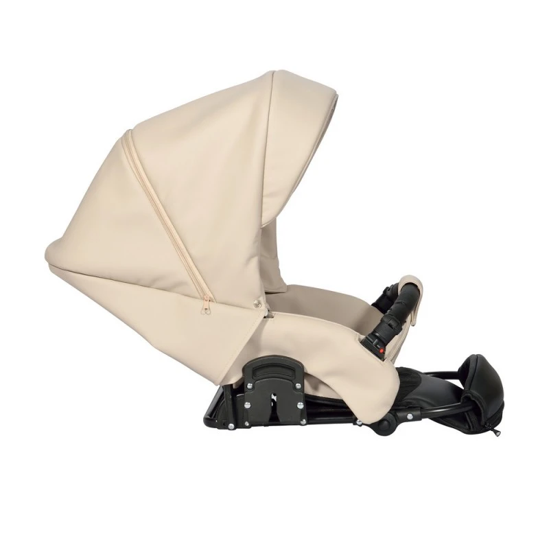 Бебешка количка Baby Giggle, Broco Eco, 2в1, 02 Бежов